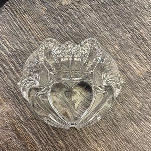 Waterford Crystal 3.25" Claddagh Paperweight